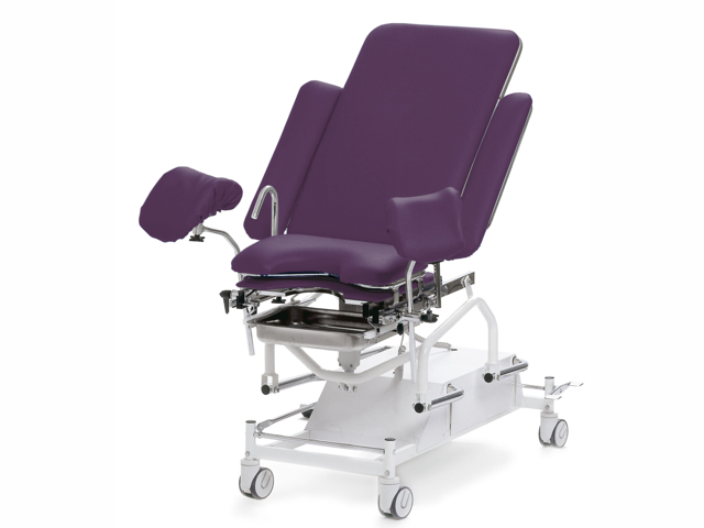 Gynstol Sjbloms 015-2031 plus extrautrustning aubergine