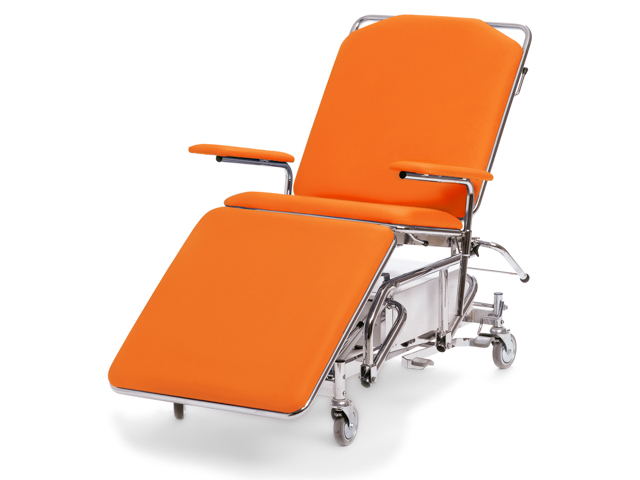 Underskningsbrits 3-delad hydraulisk Sjbloms orange