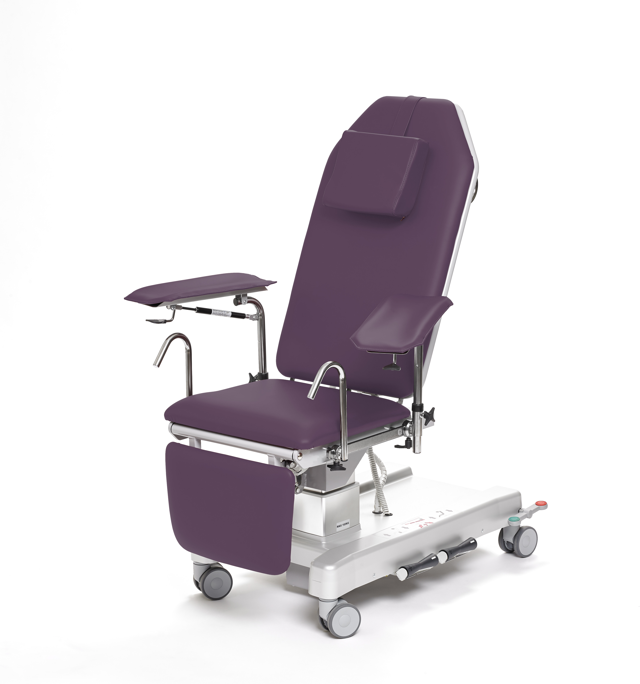 Fotvrdsstol Sjbloms aubergine