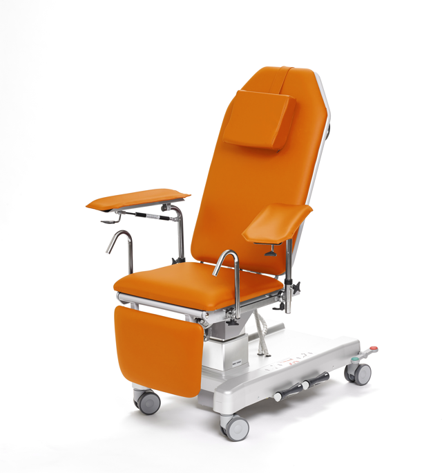 Fotvrdsstol Sjbloms orange